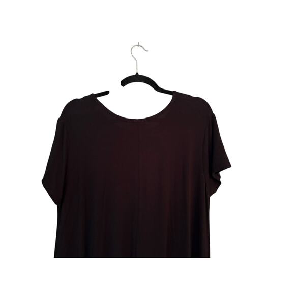 Mexicali Blues Black T-shirt Dress Flowy Asymmetrical Whimsy GOTH Lagenlook OS - Picture 6 of 9